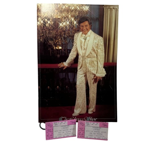 Liberace Show Poster & Tickets 1978 Fox Theatre Grand Washington‎ - Picture 1 of 11